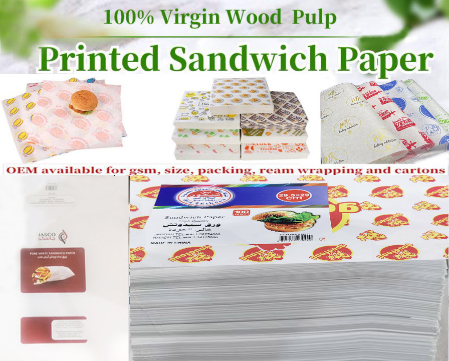Sandwich Wrap paper, Sandwich Greaseproof paper