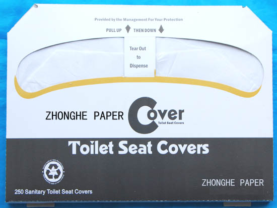 1/2 Recycled Toilet seat cover paper