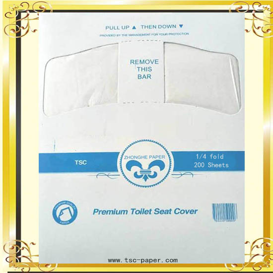 1/4 Fold Disposable Toilet seat cover paper