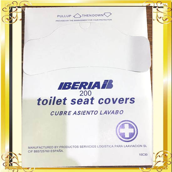 Sanitary use 1/4 fold Paper toilet seat cover