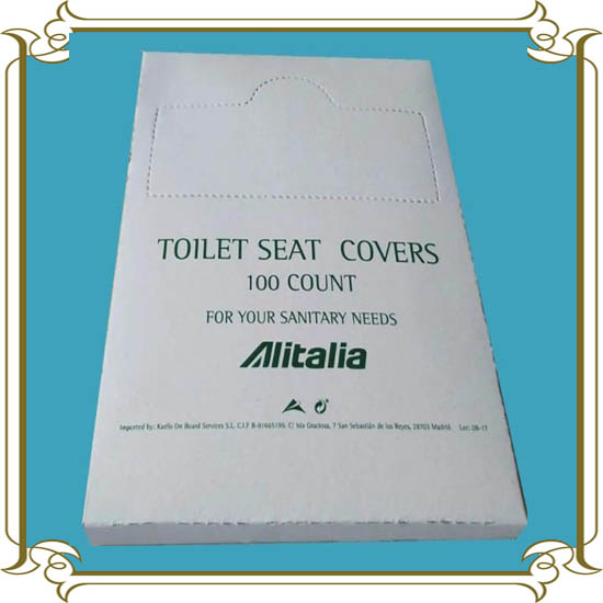 Disposable  Flushable Toilet Seat Cover Paper