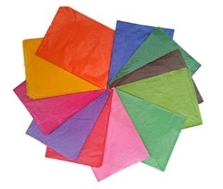 Colorful Wax Tissue paper