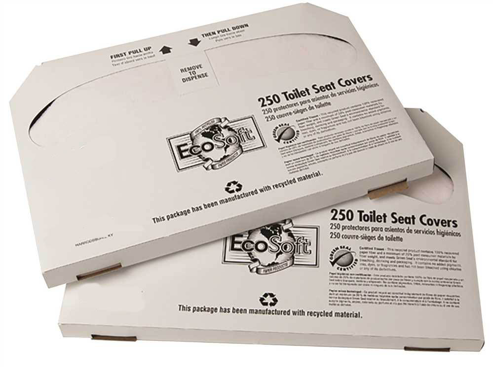 1/2 Fold Flushable Paper Toilet Seat Cover