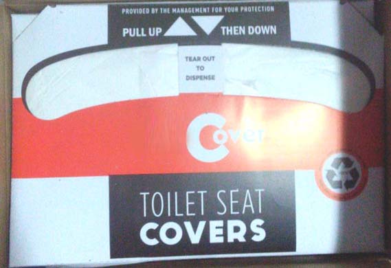 Toilet seat paper cover Eco,recycled